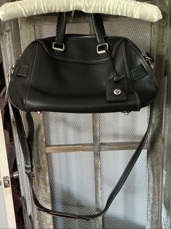 Coach Handbags - Black Leather Coach  Satchel Handbag